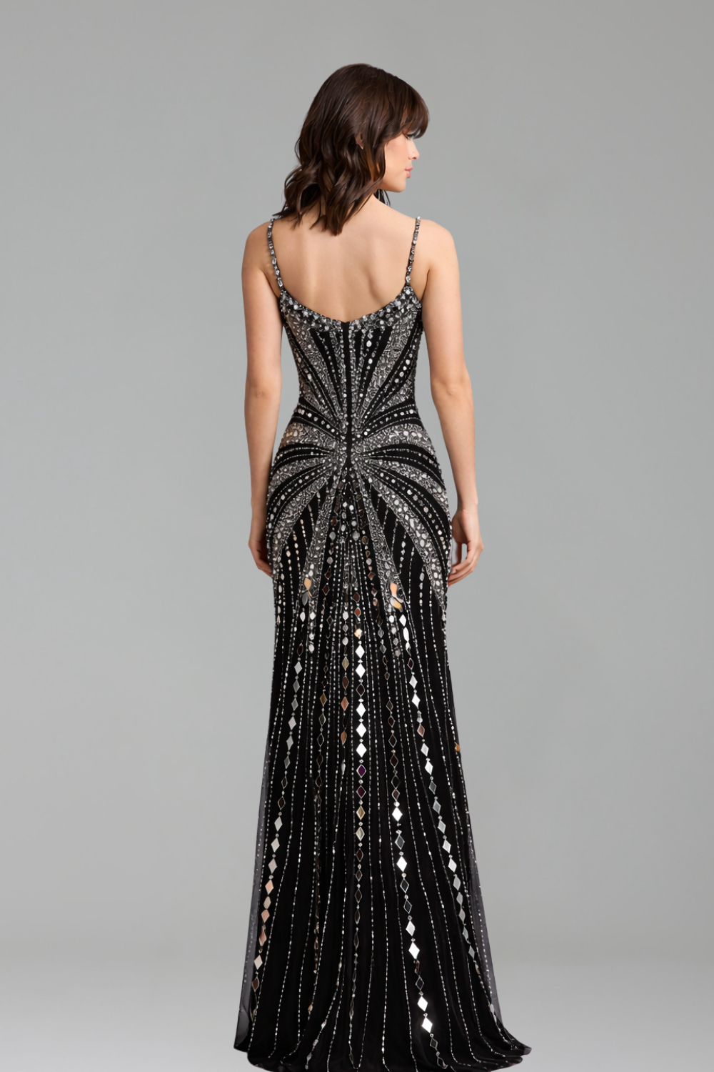 Corset Beaded Mermaid Prom Gown - LAROSABRIDE