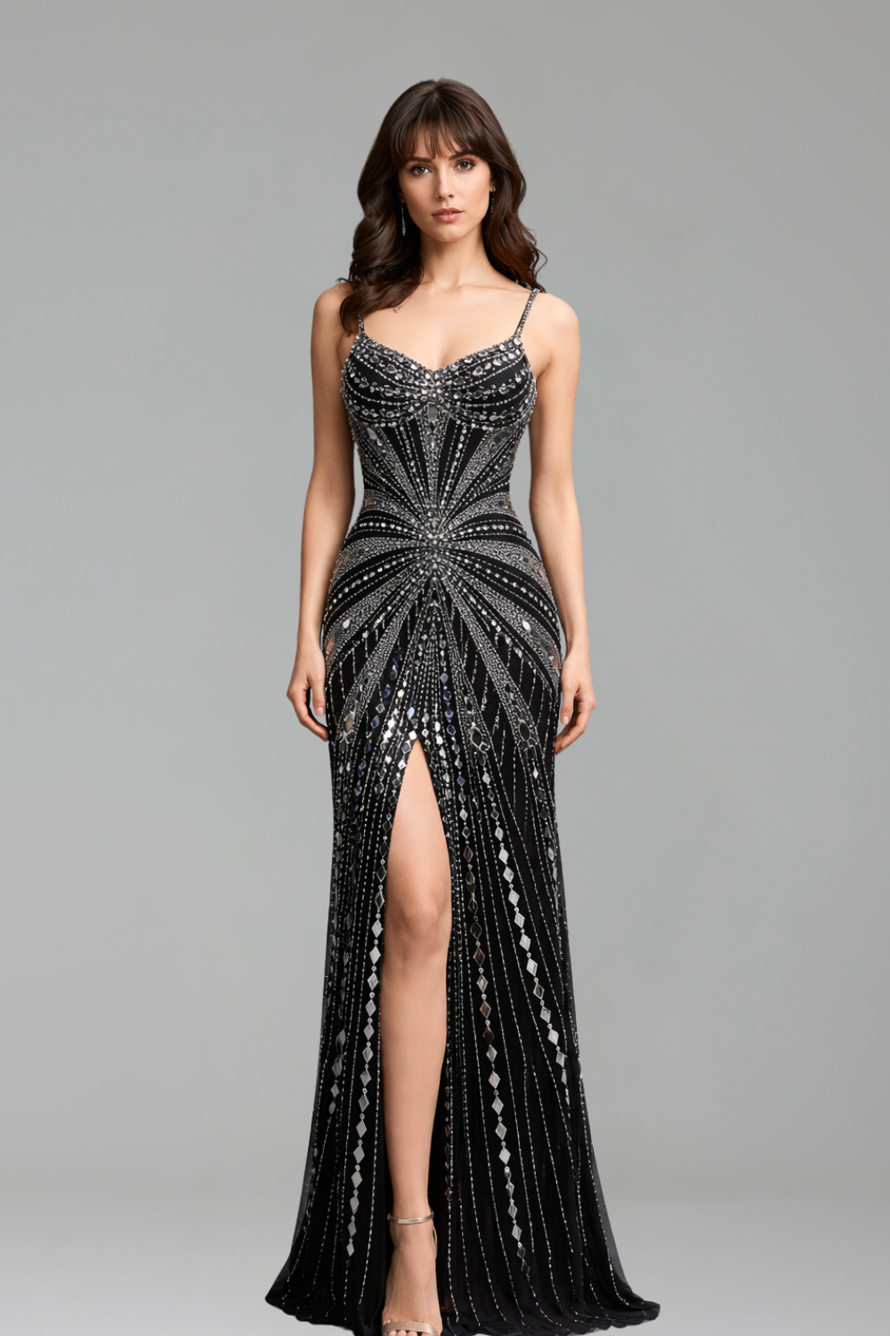 Corset Beaded Mermaid Prom Gown - LAROSABRIDE