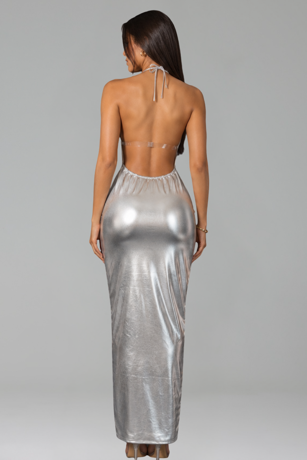 Crystal Flame Illusion Gown - LAROSABRIDE