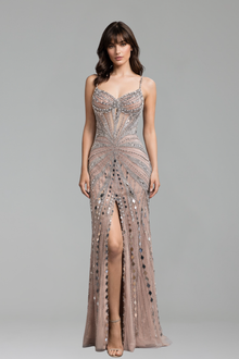 Corset Beaded Mermaid Prom Gown - LAROSABRIDE