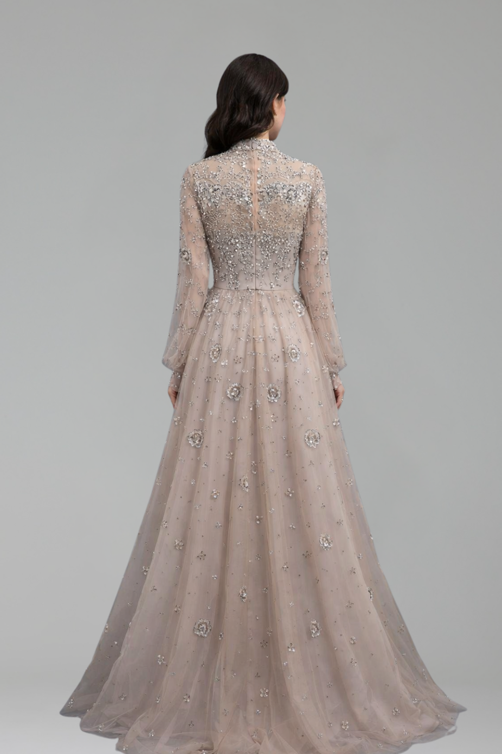 A-Line Beaded Luxury Elegant - LAROSABRIDE